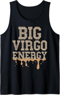 Big Virgo Energy Virgo Leopard Melanin Black Women Cheetah Tank Top Tank Top Premium Print Gift Ready