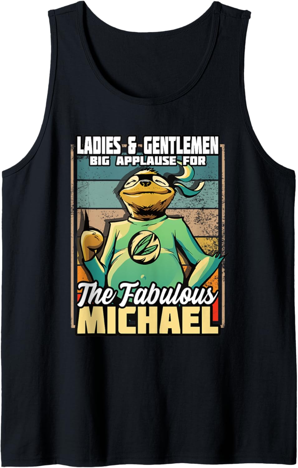 Michael Name Vintage I Michael Sloth I The Fabulous Michael Tank Top Tank Top | Premium Quality