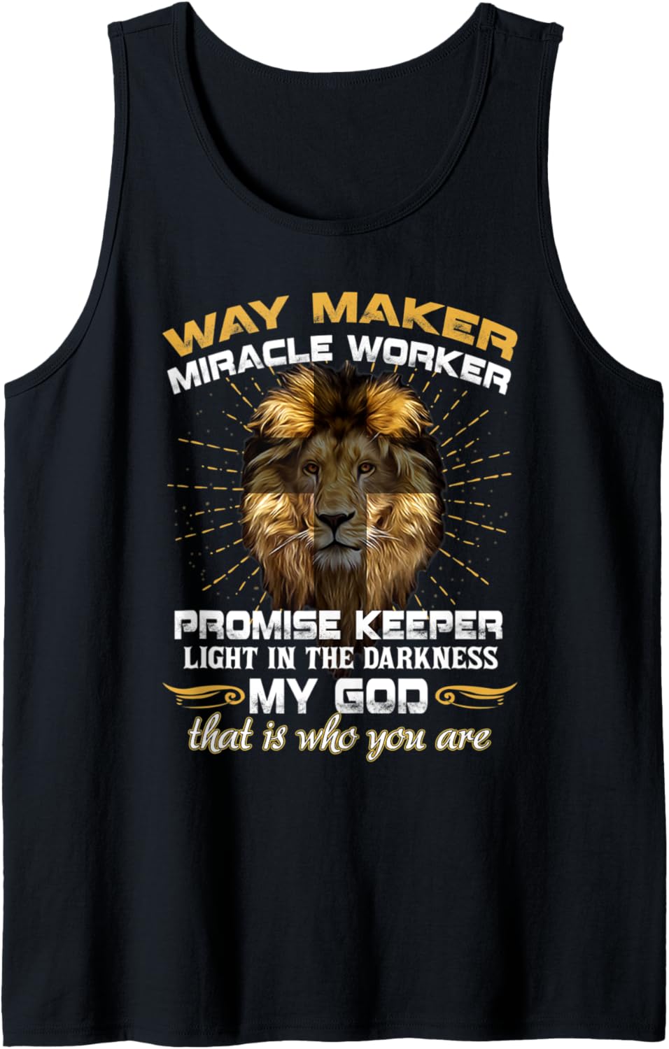 Way maker miracle worker t shirt Tank Top T-Shirt | High Search Volume | Aesthetic Fit