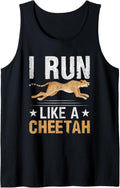 I Run Like A Cheetah Tank Top Tank Top Premium Print Gift Ready