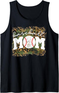 Baseball game Leopard Mom Funny Softball Mother s Day 2023 Tank Top Tank Top Comfort Fit Best Seller Look