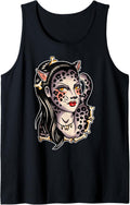 Cheetah Girl x Bones Tank Top Tank Top Viral TikTok Find Gift Ready