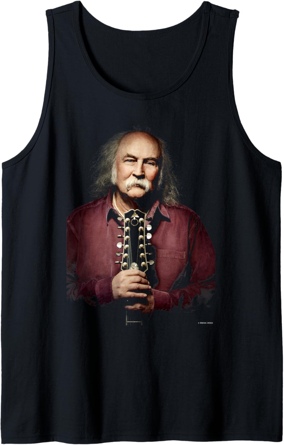 David Crosby 12 String Photo by Michael Grecco Tank Top Tank Top | Premium Quality