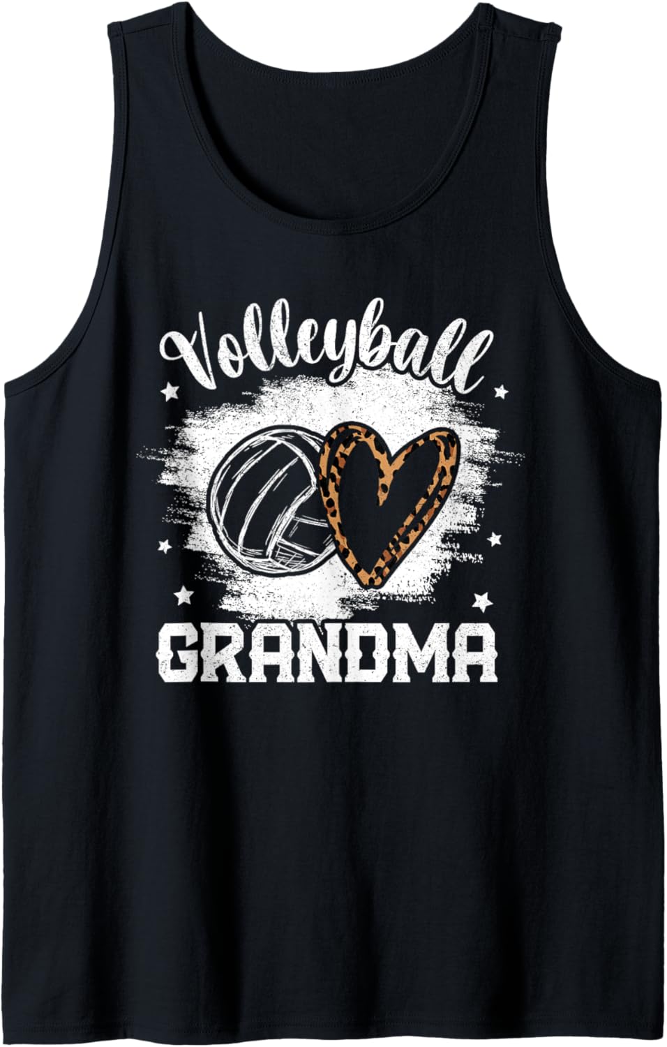 Volleyball Game Day Leopard Cheetah Women Volleyball Grandma Tank Top Tank Top High Search Demand Gift Ready
