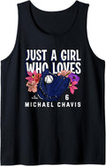 Just A Girl Who Loves Michael Chavis Washington MLBPA Tank Top Tank Top | Perfect Gift Idea