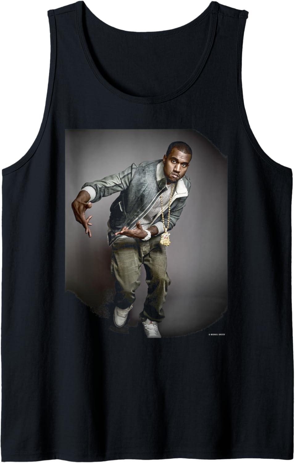 Artist Kanye West LA Photo by Michael Grecco Tank Top Tank Top | Premium Quality
