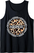 Leopard Cheetah Print Paramedic EMS Appreciation Tank Top Tank Top Streetwear Style Hot Right Now