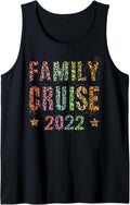 Vintage FAMILY CRUISE 2022 Leopard Print Summer Trip Tank Top Tank Top Premium Print US Top Pick