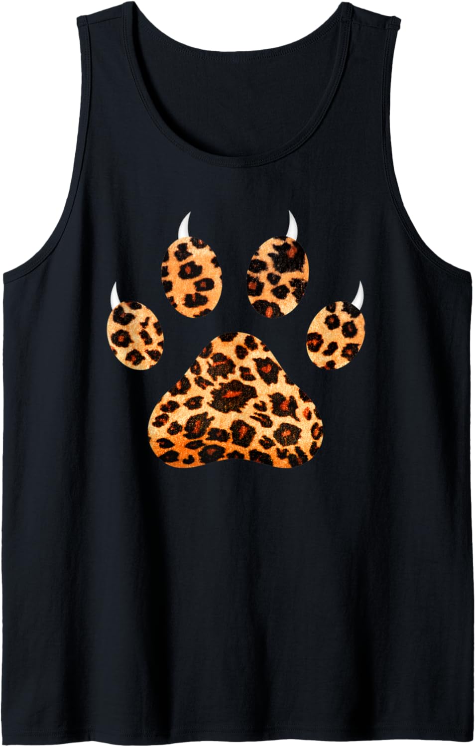 Leopard Paw Print With Claws Fierce Cheetah Paw Print Tank Top Tank Top Comfort Fit Gift Ready