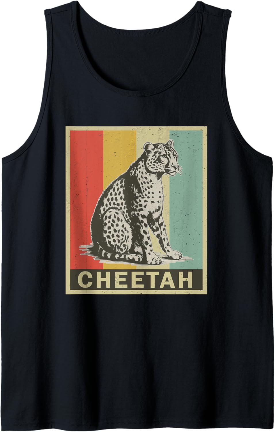 Cheetah Retro Style Vintage Cheetah Lovers Tank Top Tank Top Trending US Fan Favorite