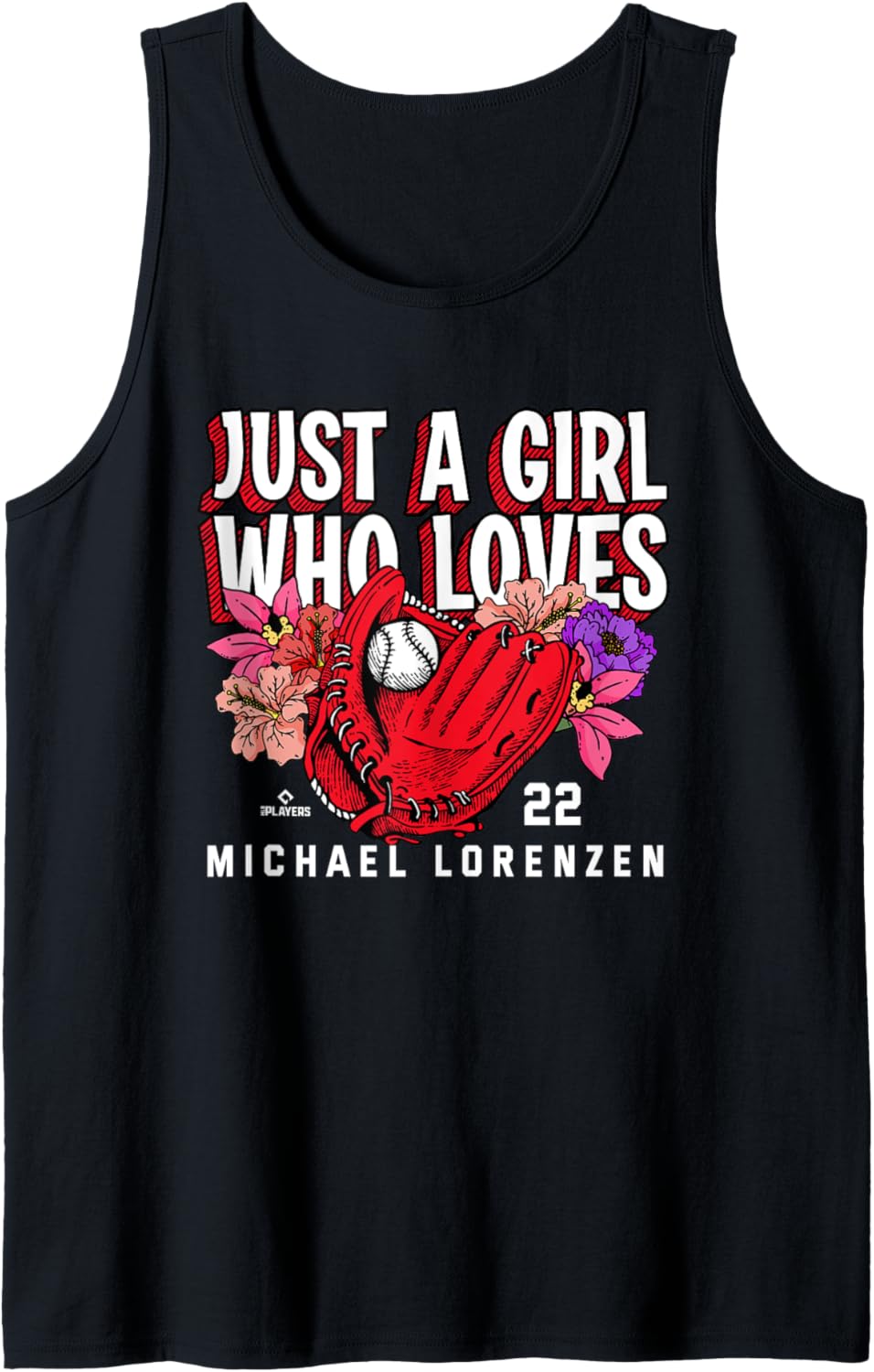Just A Girl Who Loves Michael Lorenzen Philadelphia MLBPA Tank Top Tank Top | Premium Quality