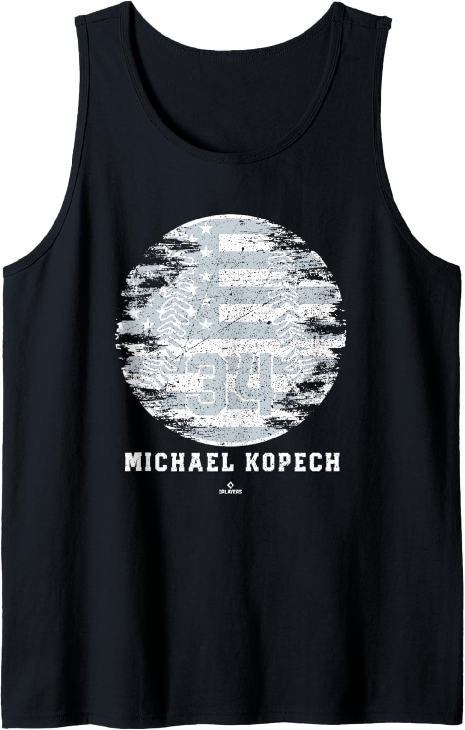 Vintage Baseball Flag Michael Kopech Chicago MLBPA Tank Top Tank Top | US Best Seller