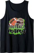 Football Mama Football Mom Cheetah Print Tank Top Tank Top Premium Print Hot Right Now