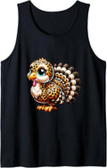 Cute Cheetah Leopard Turkey Thanksgiving For Kids Boys Girls Tank Top Tank Top High Search Demand Fan Favorite