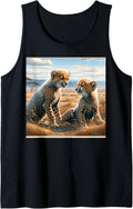 Cheetah Cubs Serengeti Big Cats Tank Top Tank Top High Search Demand Everyday Wear
