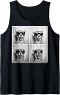 Cheetah Wearing Sunglasses Funny Photobooth Safari Selfie Tank Top Tank Top Trending US Fan Favorite