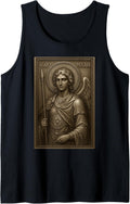 Icon of the Archangel Michael - Icons of the Holy Angels Tank Top Tank Top | Everyday Casual Wear