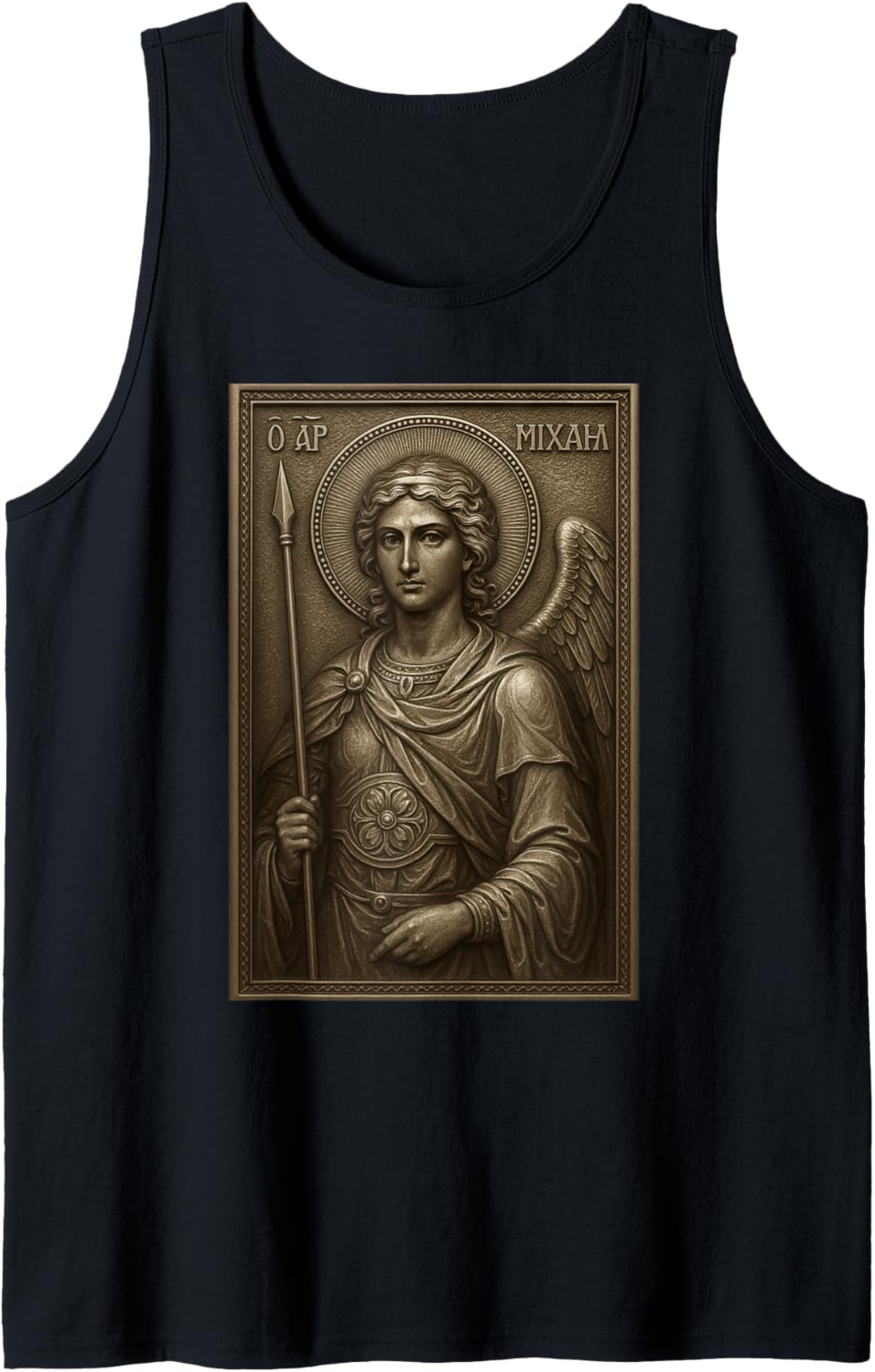 Icon of the Archangel Michael - Icons of the Holy Angels Tank Top Tank Top | Everyday Casual Wear