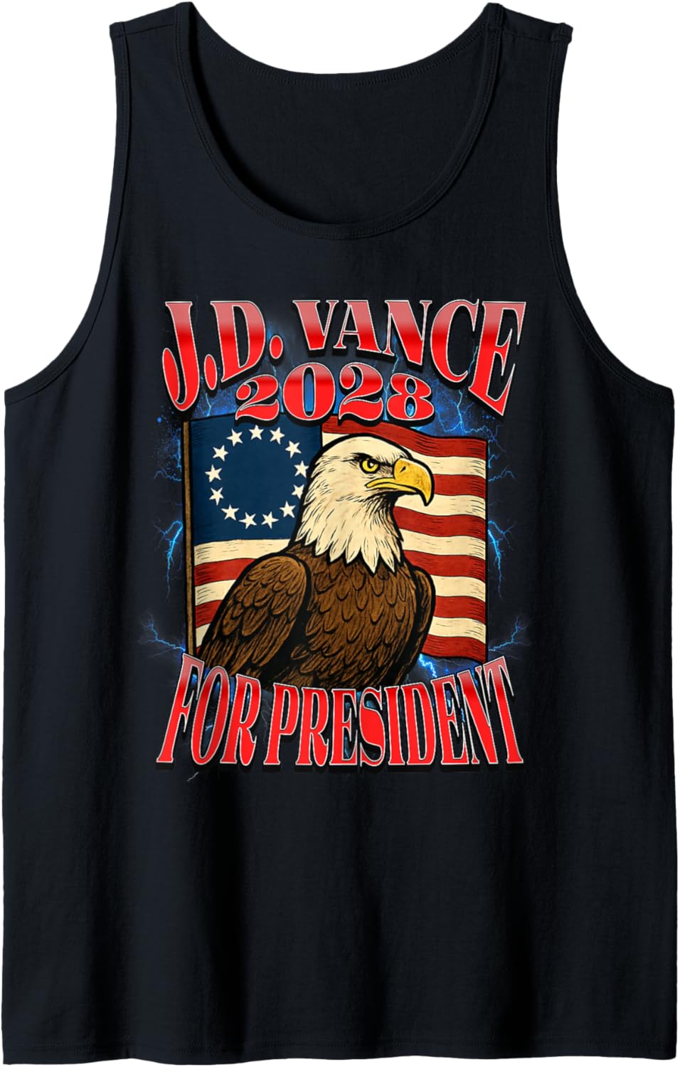 JD Vance 2028 for President Vintage Eagle Election Tank Top Tank Top | Aesthetic Design