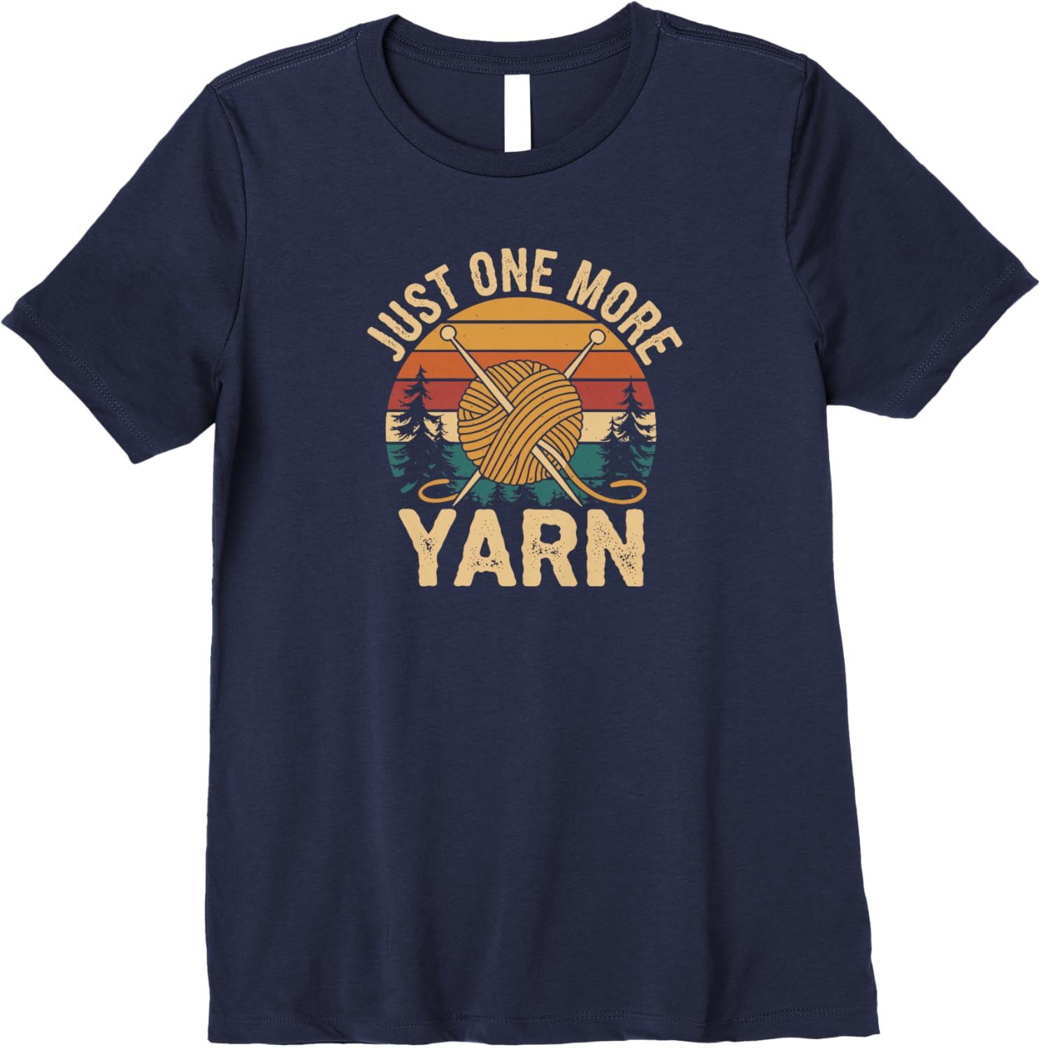 Womens Knit Life Quote Just One More Yarn Premium Yarn Supply | Trending 2025 | High CTR Title