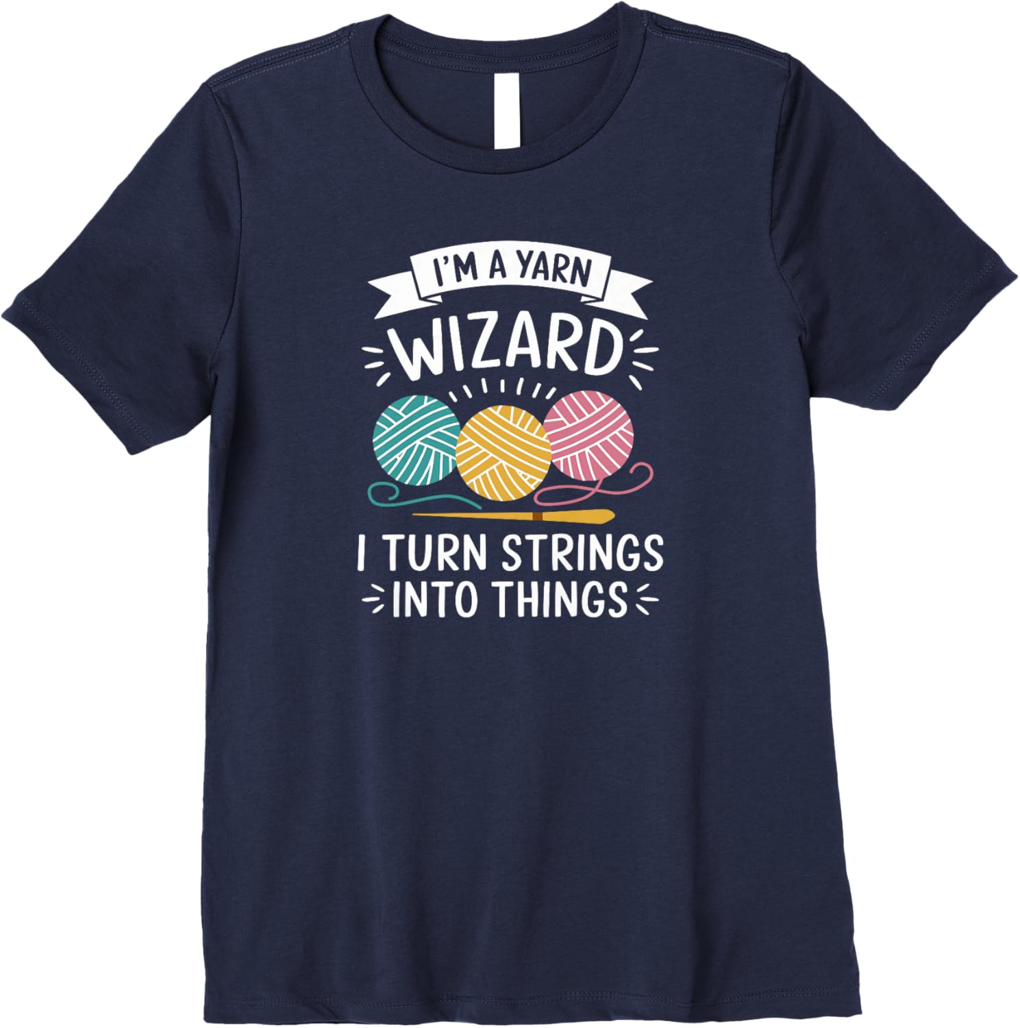 Womens Knitting Magic Quote for Yarn Crafters Premium Yarn Supply | Top Rated | High CTR Title