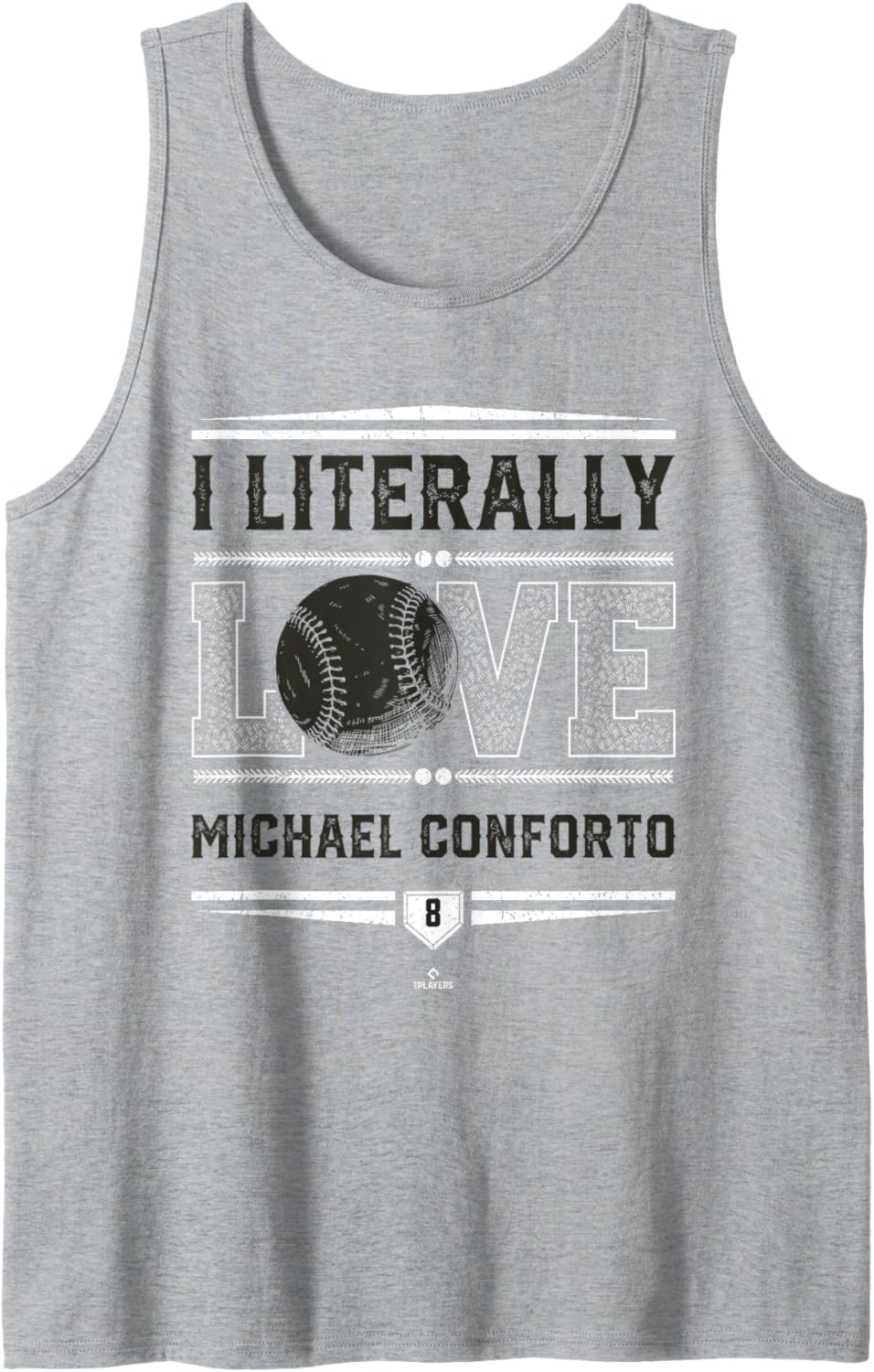 I Literally Love Michael Conforto San Francisco Baseball Tank Top Tank Top | Trending 2025