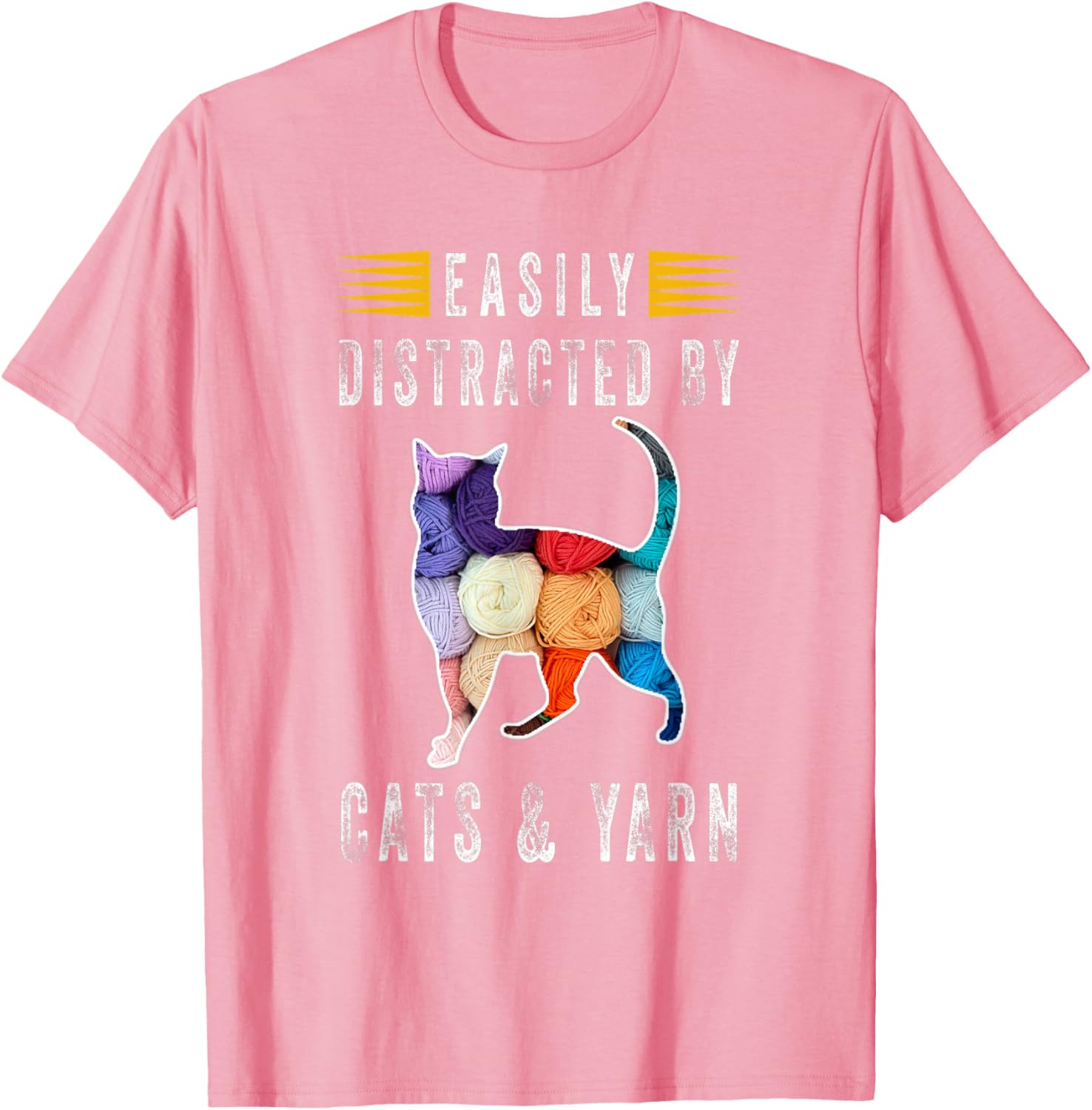 Easily Distracted By Cats And Yarn Knitting Yarn Cat Crochet Yarn Supply | Viral US Pick | Perfect for Crafters