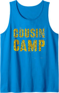 Funny COUSIN CAMP Leopard Print Grandpa Reeducation Crew Tank Top Tank Top Premium Print Fan Favorite
