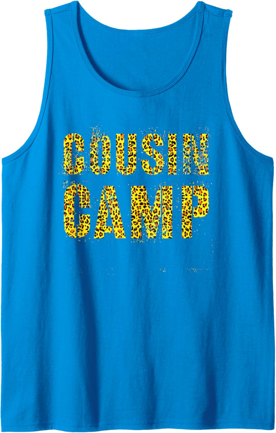 Funny COUSIN CAMP Leopard Print Grandpa Reeducation Crew Tank Top Tank Top Premium Print Fan Favorite
