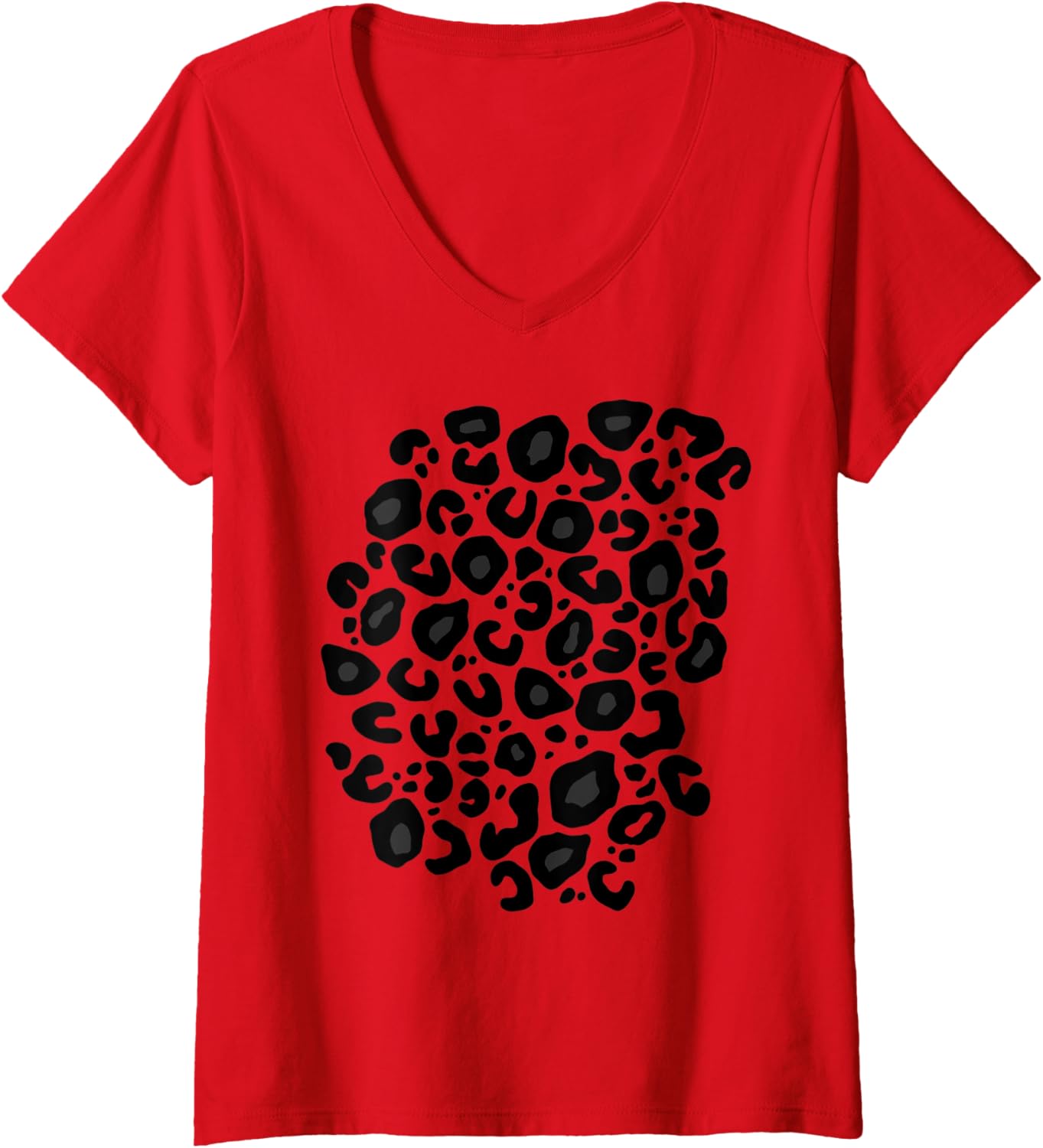 Womens McBling Aesthetic 2000s Room Decor Y2K Trashy Cheetah Print V Neck Apparel High Search Demand Fan Favorite