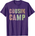 Funny COUSIN CAMP Leopard Print Nana Dada Summer Trip Purple Men Women Kids Apparel Premium Print US Top Pick