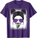 Purple Up Cheetah Print Military Child Month Girls Purple Up Apparel High Search Demand Hot Right Now