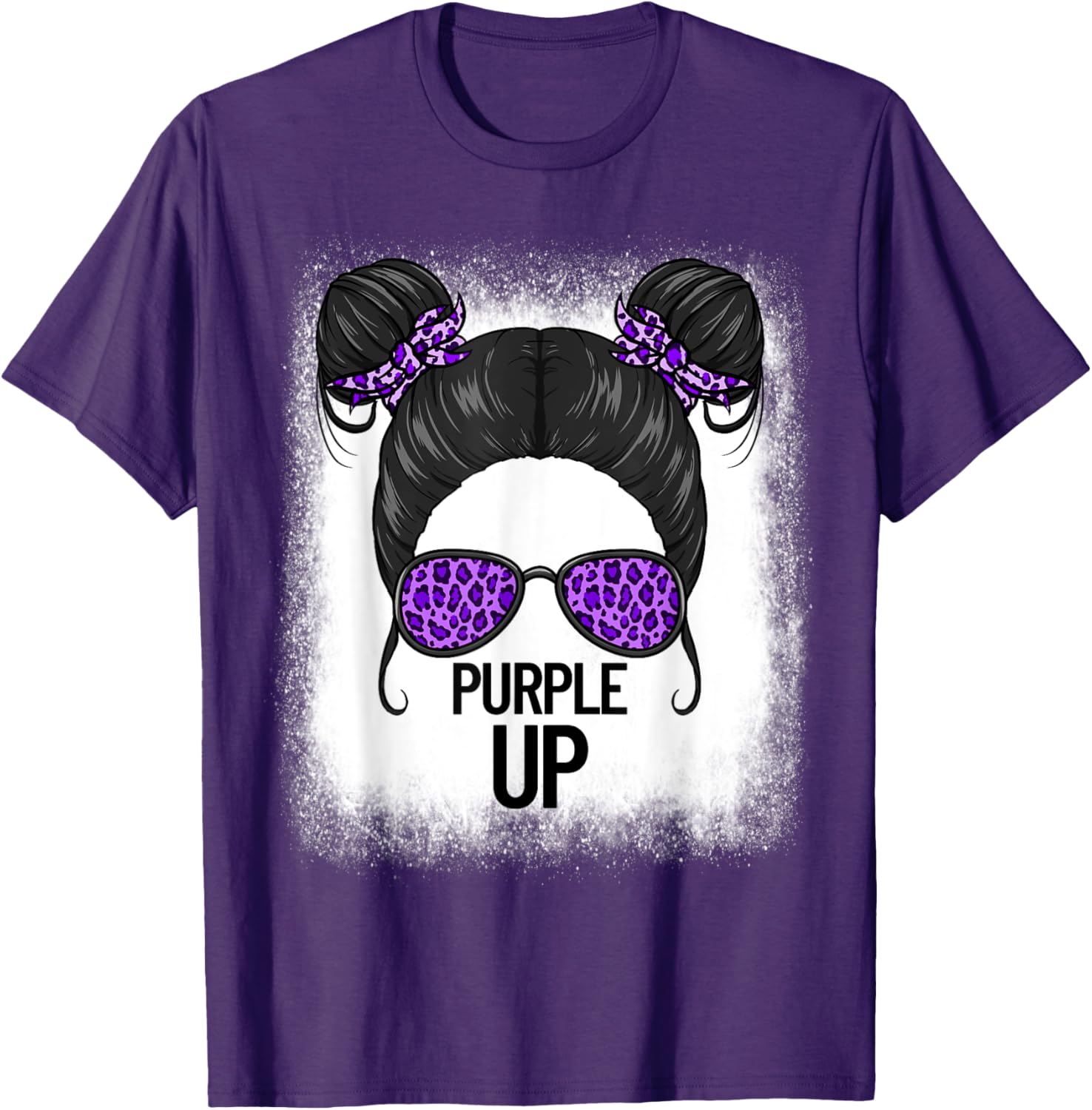 Purple Up Cheetah Print Military Child Month Girls Purple Up Apparel High Search Demand Hot Right Now