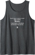 Would I Rather be Feared or Loved from Michael The Office Tank Top Tank Top | Perfect Gift Idea