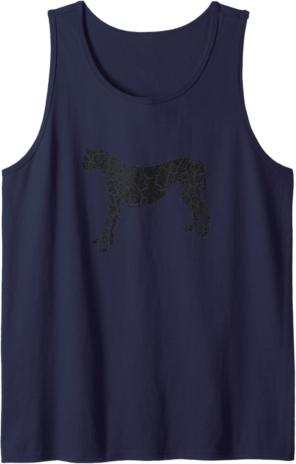Cheetah Distressed Print Vintage Cheetah Tank Top Tank Top Streetwear Style Gift Ready