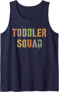 Funny TODDLER SQUAD Leopard Print Daycare Teacher Nanny Team Tank Top Tank Top Streetwear Style Best Seller Look