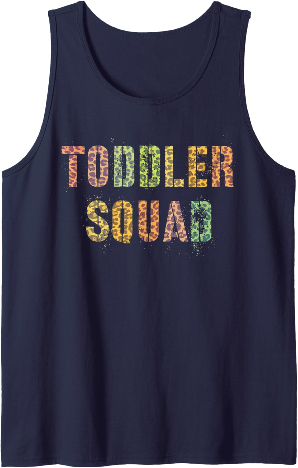 Funny TODDLER SQUAD Leopard Print Daycare Teacher Nanny Team Tank Top Tank Top Streetwear Style Best Seller Look