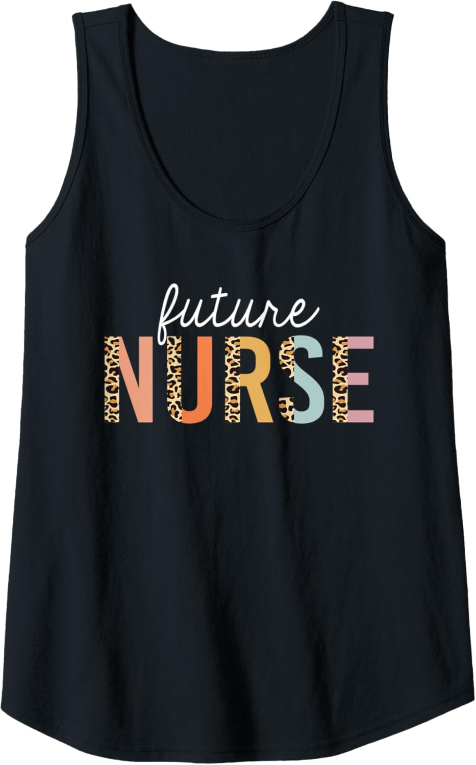 Womens Future Nurse Student Leopard Print Nursing School Women Tank Top Tank Top High Search Demand US Top Pick