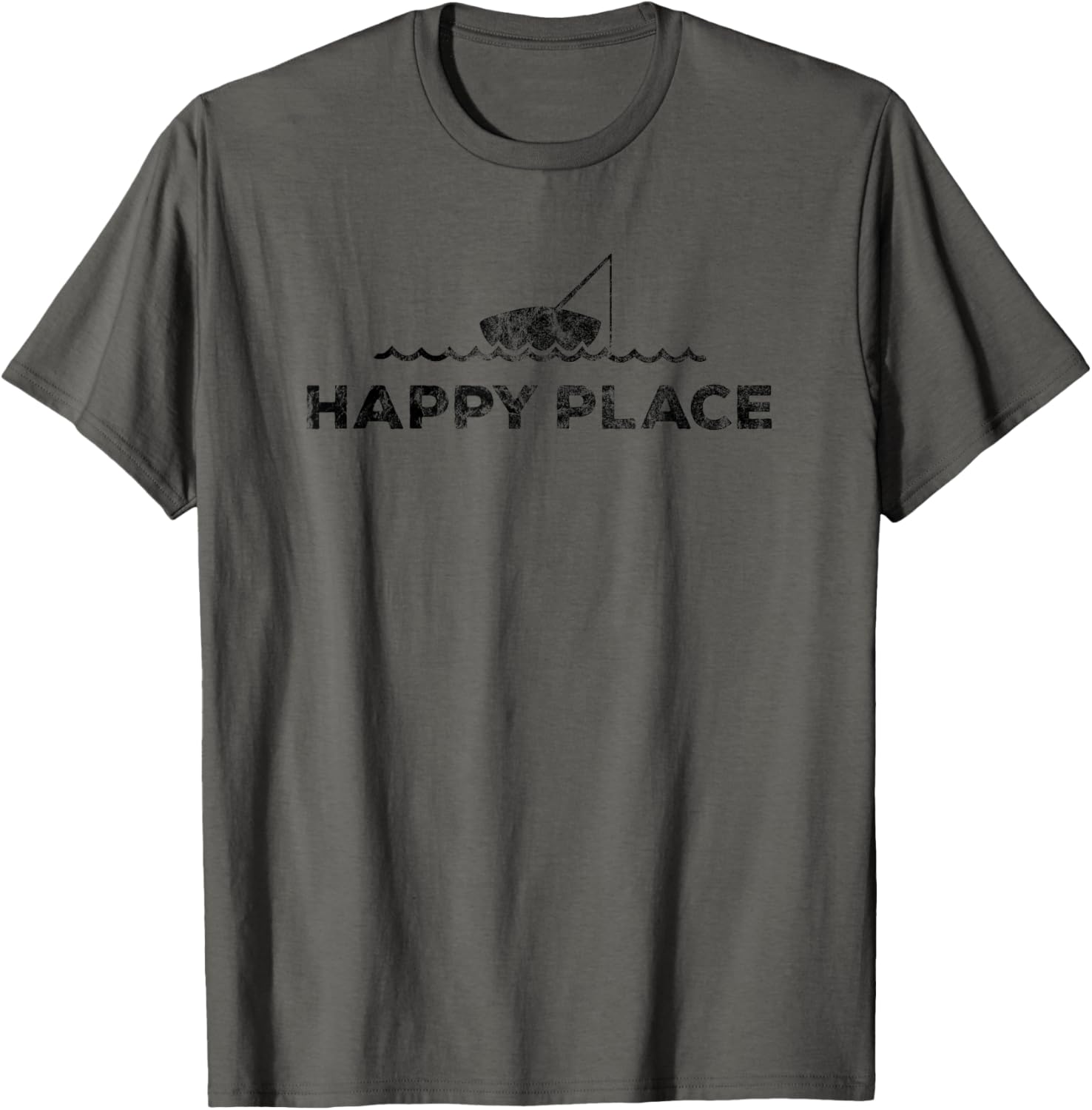 Happy Place Fishing Boat Apparel | Bestseller Style | Aesthetic Casual Look