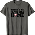 There's No Place Like Home Baseball Shirt Kids Baseball Tee T-Shirt | High Search Volume | Perfect Gift Choice
