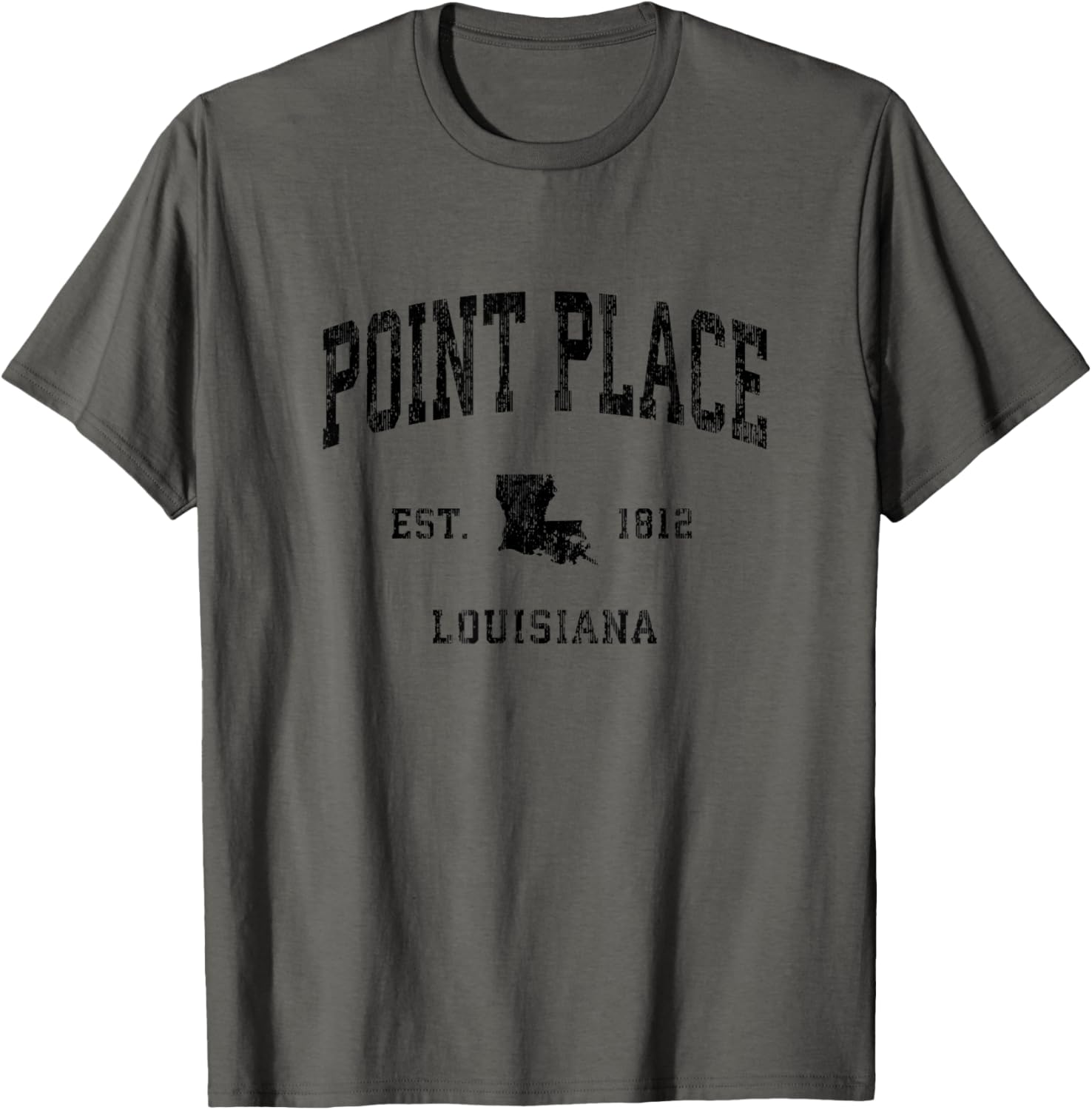 Point Place Louisiana LA Vintage Athletic Black Sports Desig Apparel | High Search Volume | Daily Wear Essential