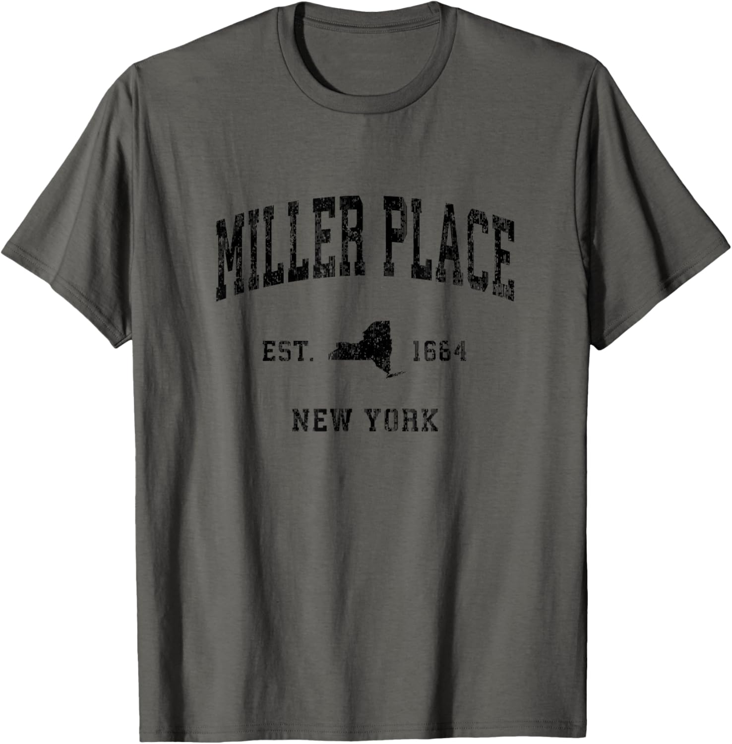 Miller Place New York NY Vintage Athletic Black Sports Desig Apparel | Bestseller Style | High CTR Boost