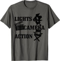 Film Director Film Cameraman Lights Camera Action Apparel | Best Seller Pick | Aesthetic Fit
