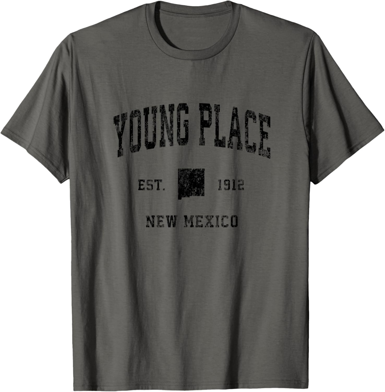 Young Place New Mexico NM Vintage Athletic Black Sports Desi Apparel | Bestseller Style | Perfect Gift Choice