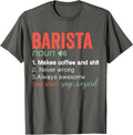 Barista Life Definition Funny Coffee Maker Apparel | Best Seller Pick | Must-Have Style