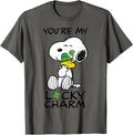 Peanuts St. Patrick's Snoopy Lucky Charm Clover Apparel | Trending 2025