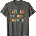 Colorful Lettering Little Troublemaker Apparel | Best Seller Pick | Aesthetic Fit
