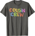 Funny COUSIN CREW Leopard Print Family Summer Camp Sleepover Apparel Premium Print Gift Ready