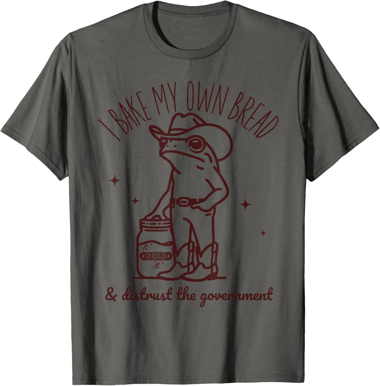 Funny Cowboy Frog Sourdough Starter Bread Maker Baking Women Apparel | Best Seller Pick | Must-Have Style