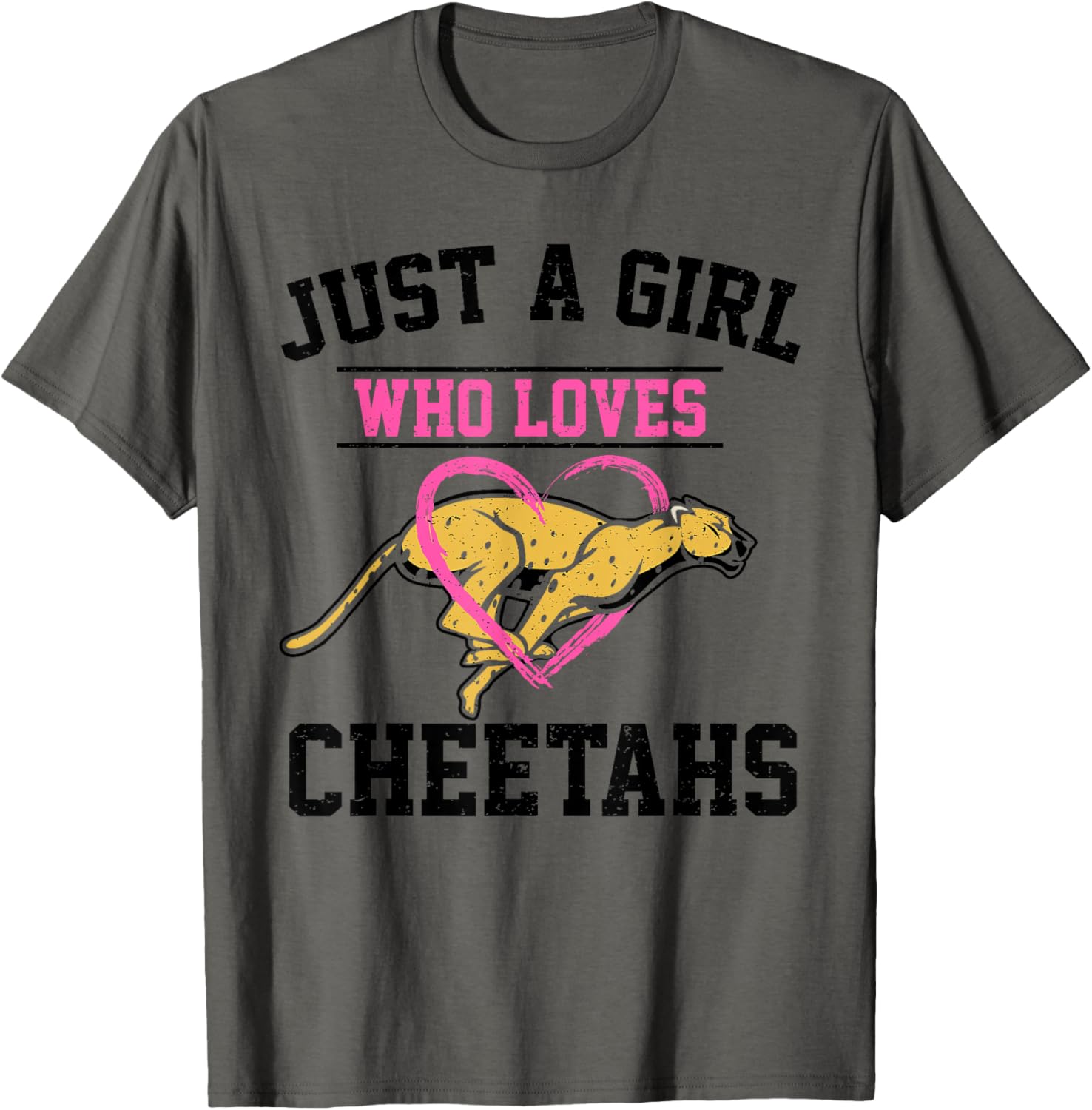 Just A Girl Who Loves Cheetahs Funny Wildcat Lover Women Apparel Trending US US Top Pick